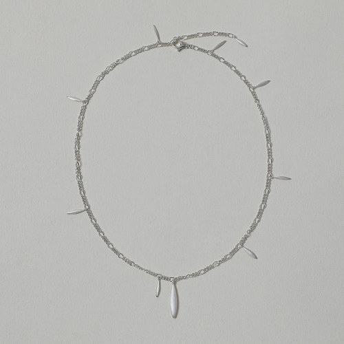 OLIO E ACETO纯银贝片星点项链