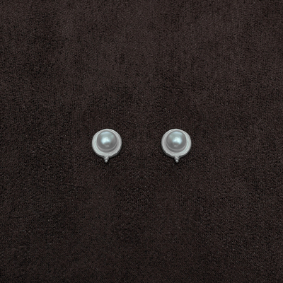 OLIO E ACETO油醋汁·纯银珍珠涟漪耳钉