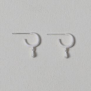 OLIO E ACETO油醋汁 · 纯银星点吊坠耳环/对