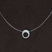 OLIO ACETO油醋汁·纯银海蓝宝指环吊坠短项链