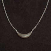 月牙吊坠项链 OLIO 黑白牛角 WAAG 合作系列 ACETO油醋汁·OUDE