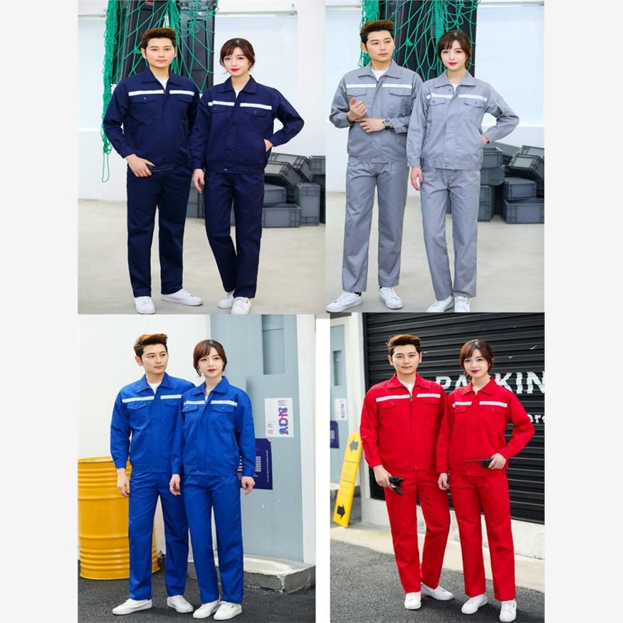 长袖工作服男工装外套劳