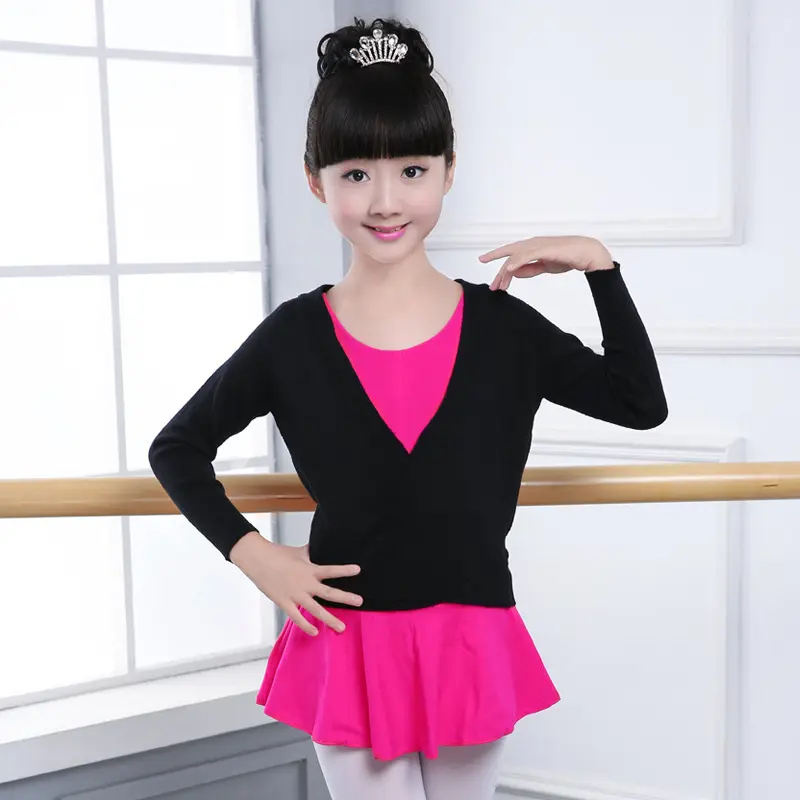 幼儿童舞蹈毛衣女童针织衫秋冬季