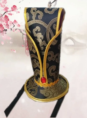 古装中式婚礼红黑富贵花汉服头饰