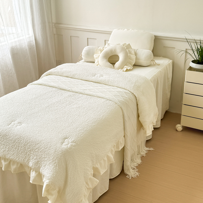 网红新款美容床罩四件套