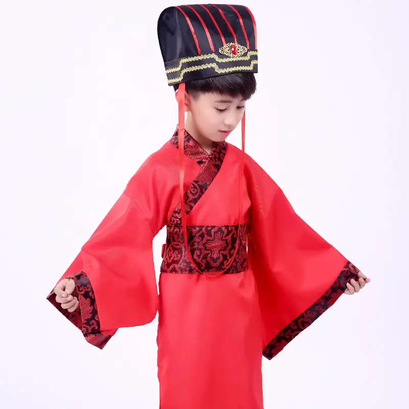 儿童古装汉服男古代学生中国风
