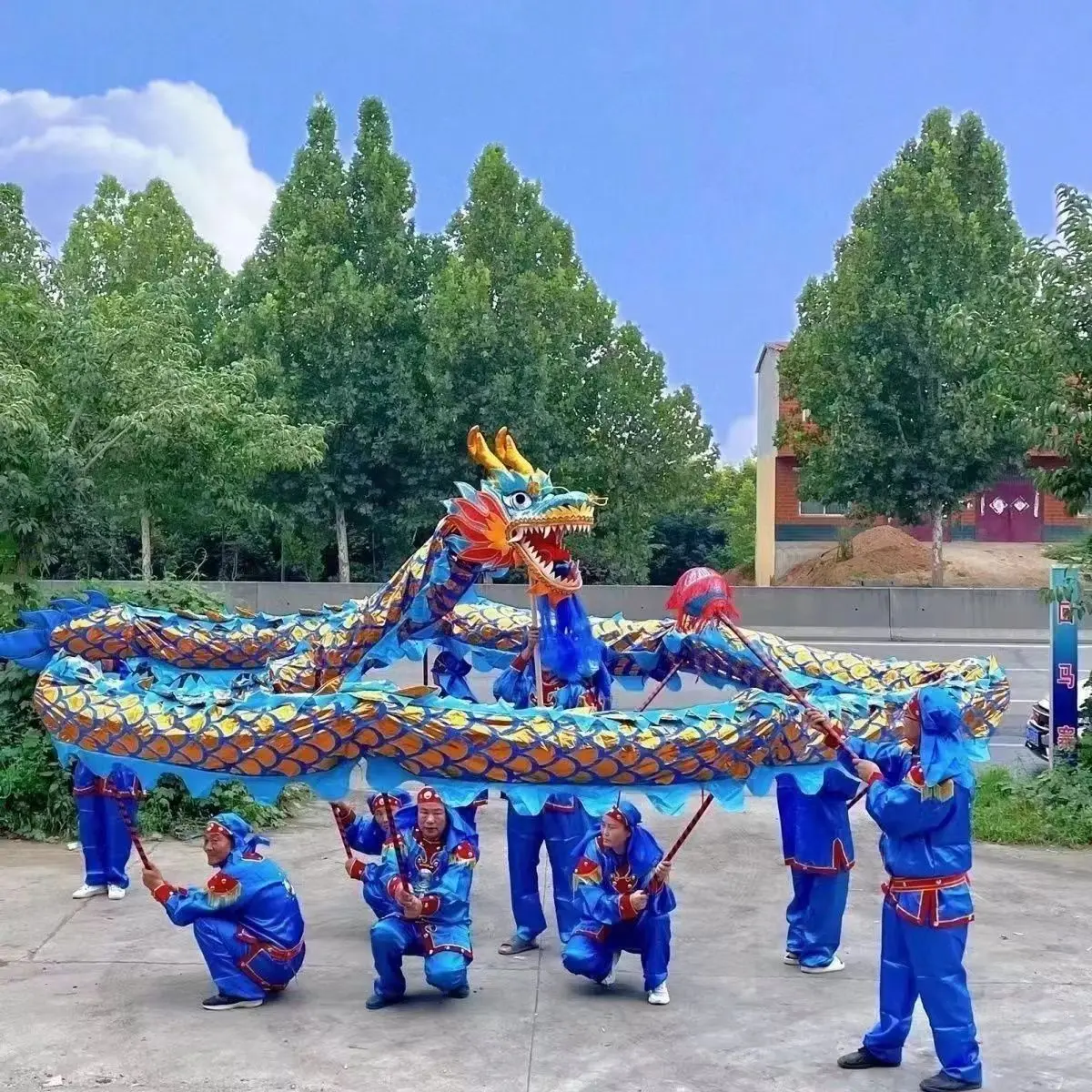 舞龙道具龙灯酒吧舞狮夜光龙狮