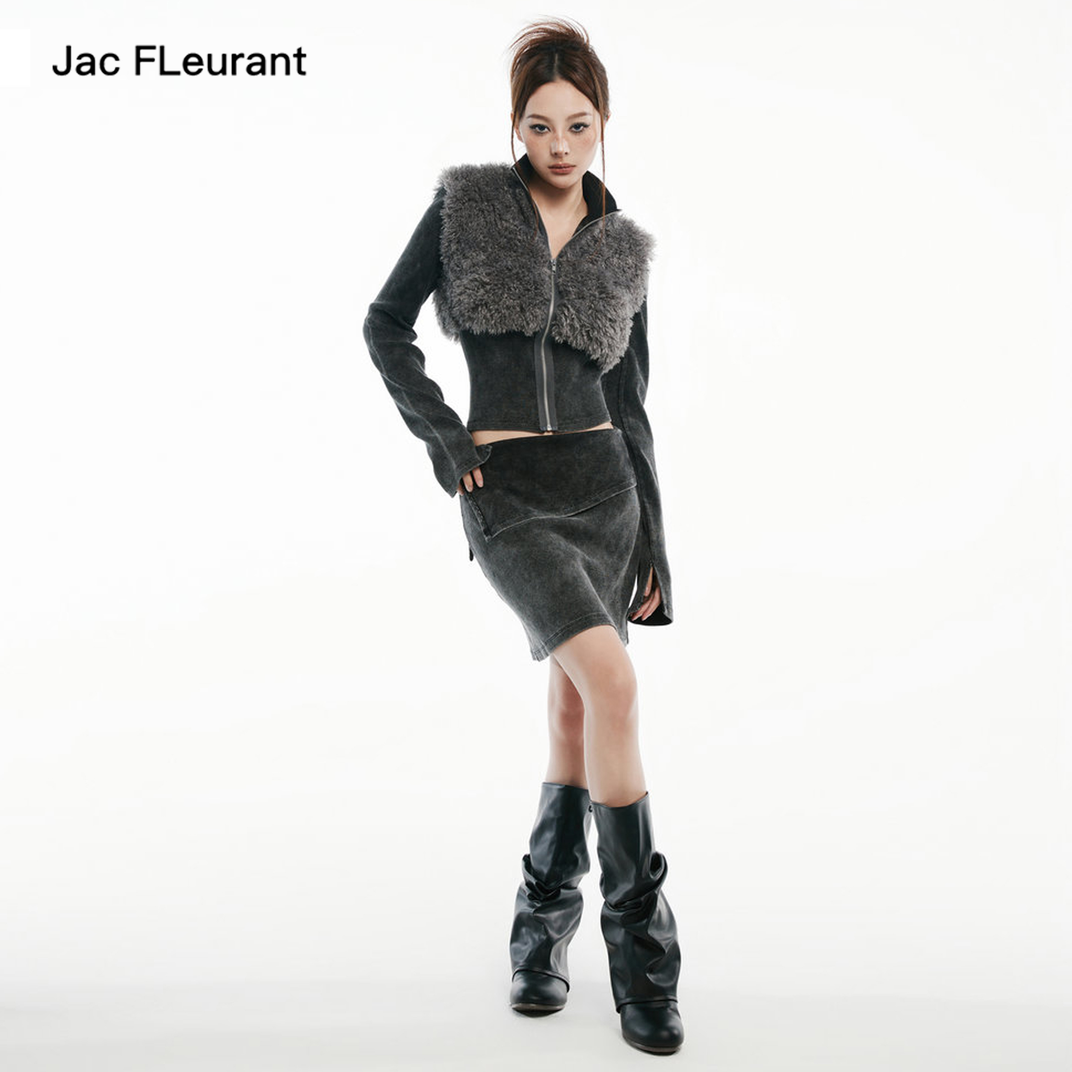 拼接毛绒甜辣JACFLEURANT