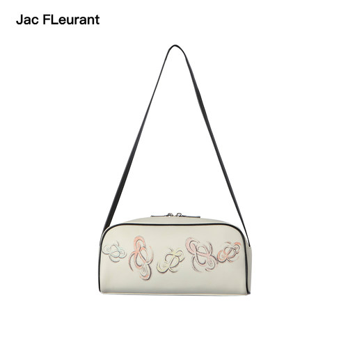 JAC FLEURANT2026新款彩绘涂鸦LOGO腋下包时尚女士手提包