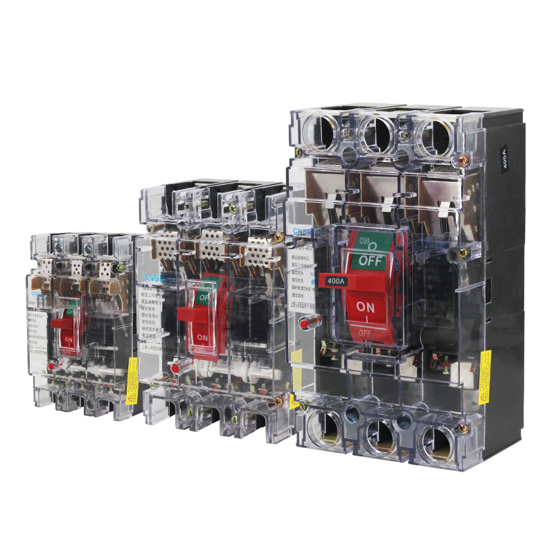 透明塑壳空气开关断路器CM1-1003P4P63A125A160A4Q00A630A工地空