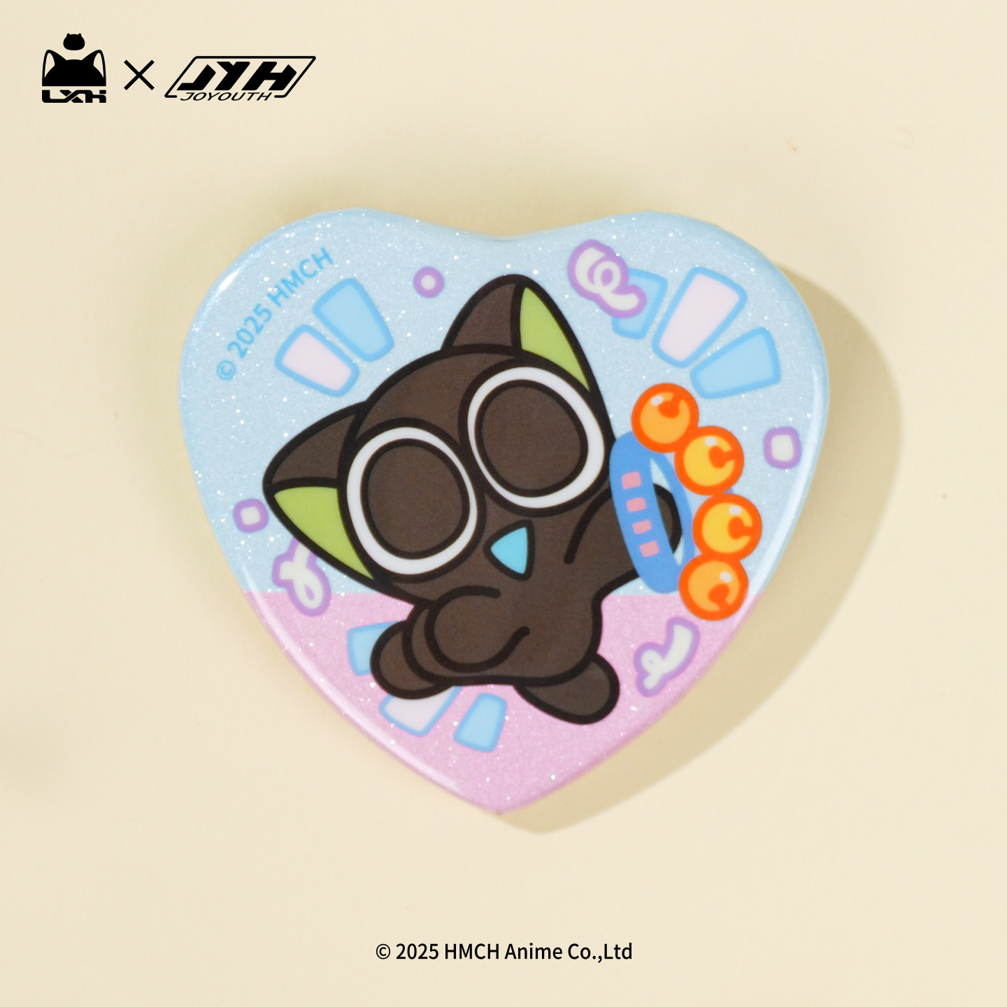 Joyouth罗小黑-唱喵爱心吧唧