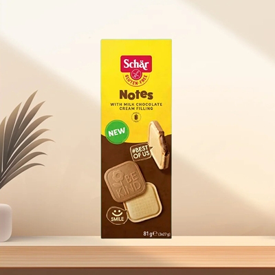 「全场满300包邮」德国发货Schar无麸质夹心巧克力曲奇小方81g