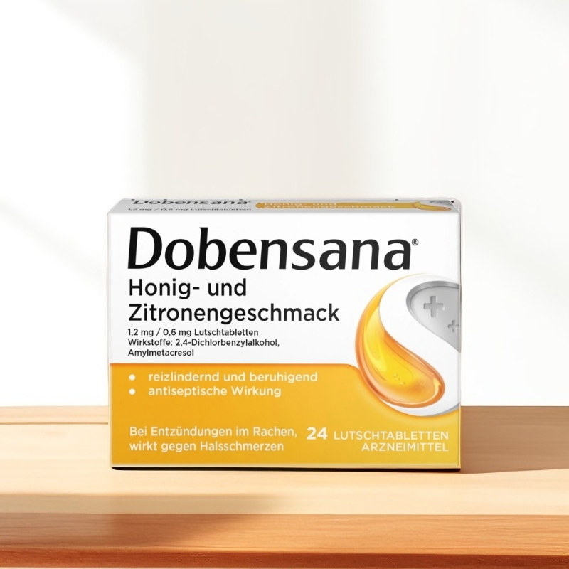 「全场满300包邮」德国发货Dobensana蜂蜜柠檬含片24片