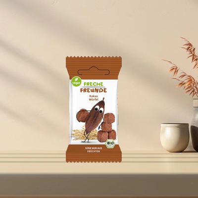 「满300包邮」德国freche freunde淘气伙伴有机儿童巧克力谷物20g