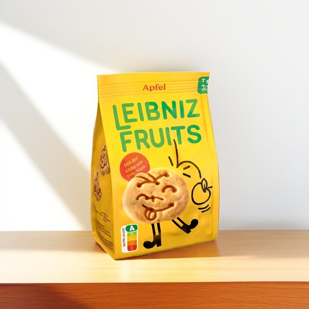 「全场满300包邮」德国发货Leibniz莱布尼茨苹果曲奇100g