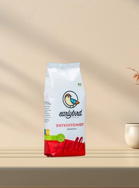 「300包邮」德国发货earlybird coffee有机无咖啡因研磨咖啡250g