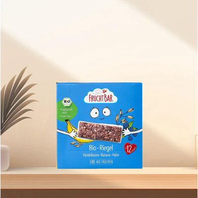 「全场300包邮」德国发货fruchtbar有机1岁+水果燕麦谷物棒138g