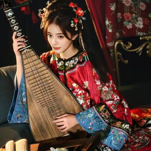 【官方推荐】清汉女满绣汉服