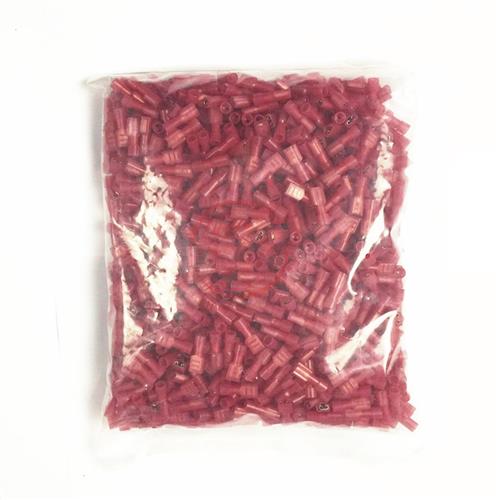 FDFN1.25-250 冷压尼龙母绝缘接线端子阻燃耐高温 6.3插簧端子