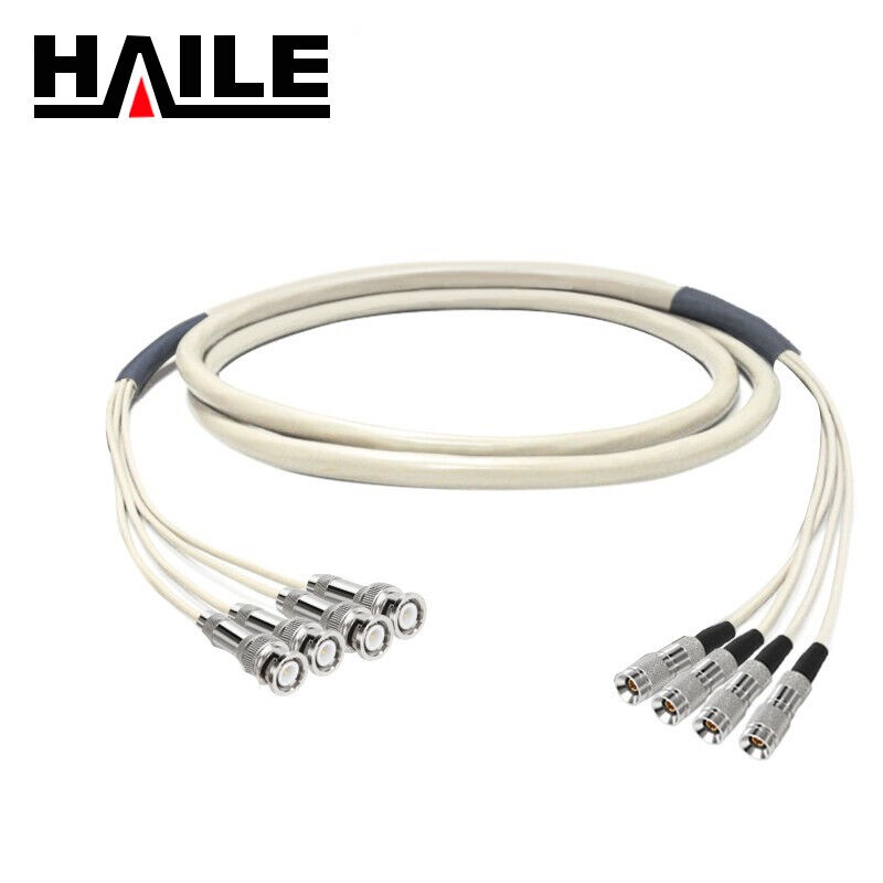 海乐(HAILE)4芯2M兆线BNC-CC4两兆E1接头成品跳线SYV75-2同轴电