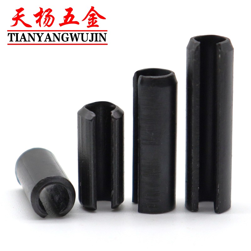 M4M5M6M8黑色开口弹性销GB879空心圆柱销限位销*8x10x12x16x18x20