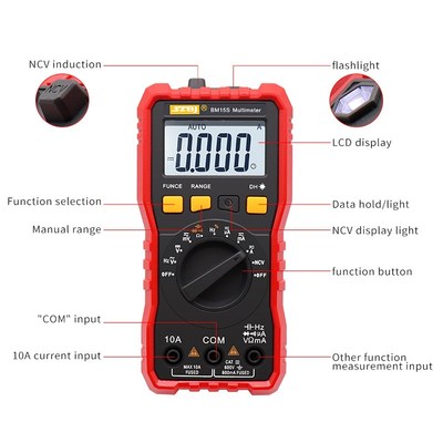SZBJ BM15A 15D 15S digital multimeter high precision intelli