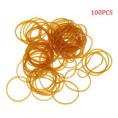 100PCS Office Rubber Ring Rubber Bands Strong Elastic Bands