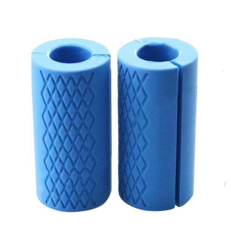 1 Pair Barbell Dumbbell Grips Kettlebell Fat Grip Thick Bar