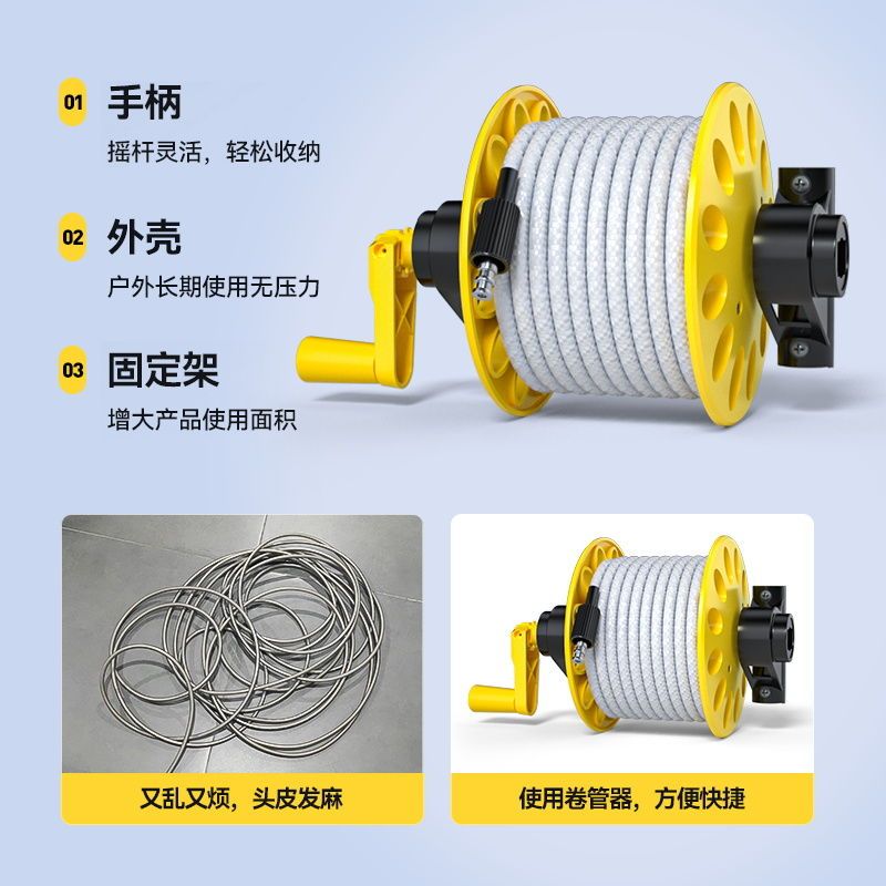 指南车洗车机220v可携式家用大功率高压水泵水枪清洗小型洗车神器