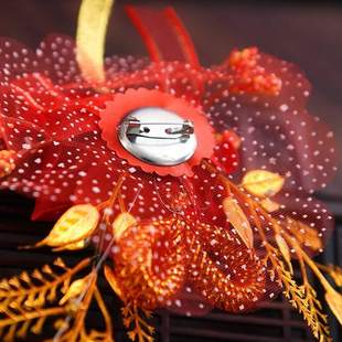 送亲主婚人 证婚人 爷爷奶奶 岳父结婚 父母亲 哥哥嫂嫂 岳母胸花