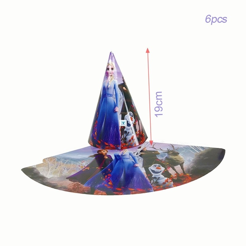 Elsa Anna Frozen 2 Party Supplies Paper Cup Plates