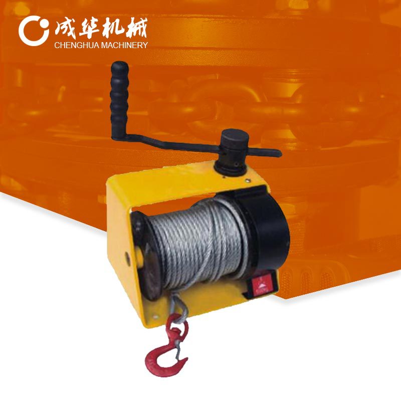 厂家重型绞盘 带刹车重型手动绞盘 1600磅2600磅手摇牵引机