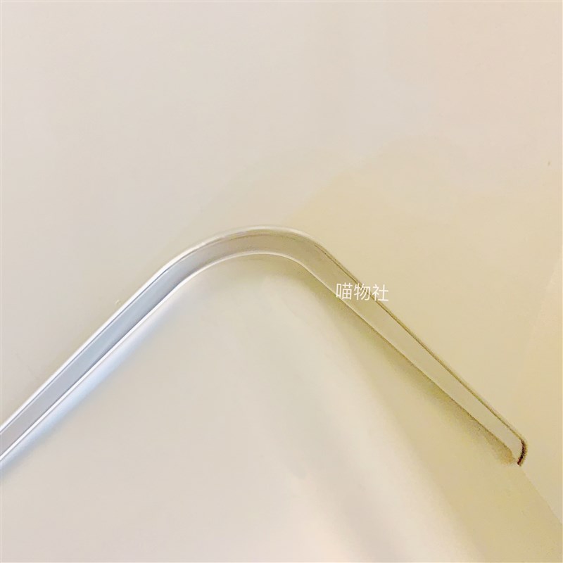 喵物社 高强度不锈钢猫砂盆 开放式圆角超大号猫厕所防漏沙易清洁