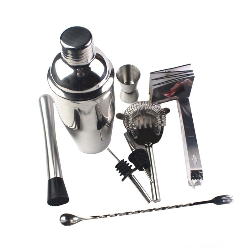 Stainless Steel Bartender Kit Cocktail Shaker Bar Set Profes