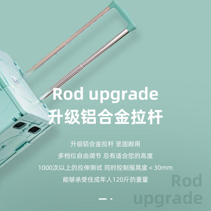 好货折叠购物车轻便 收纳箱宠物筐便携万向轮拉杆买菜车-空中宝阁
