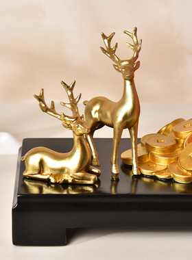 新中式事事如意葫芦摆件客厅电视柜玄关酒柜家居装饰乔迁新居礼物