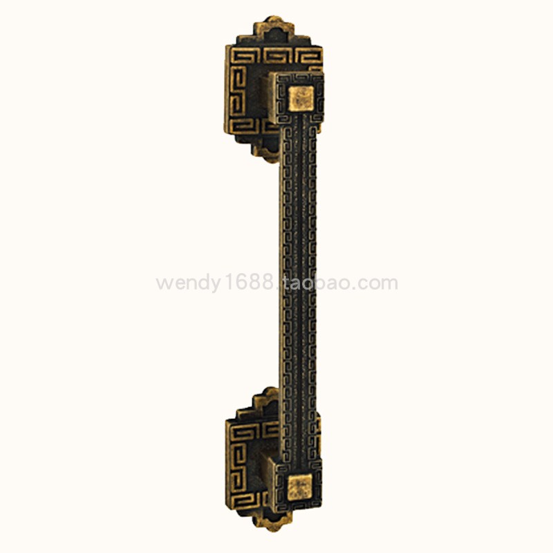 泰好 工房铜锁欧式纯铜仿古把手 木门玻璃门大拉手 TH HK-6000 OB
