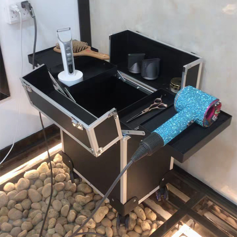 高端美发工具箱发型师专用拉杆箱子潮流理发剪发店剪刀收纳包网红