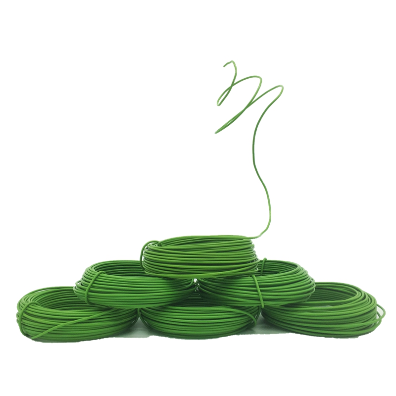园艺造型铁丝花架支架DIY制作材料蟹爪兰围圈包塑铁丝爬藤牵引绳