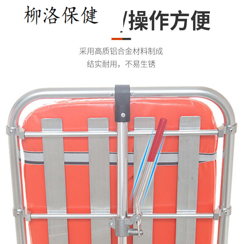 自动上车担架救护车担架铝合金担架床120推车担架车可折叠双管双