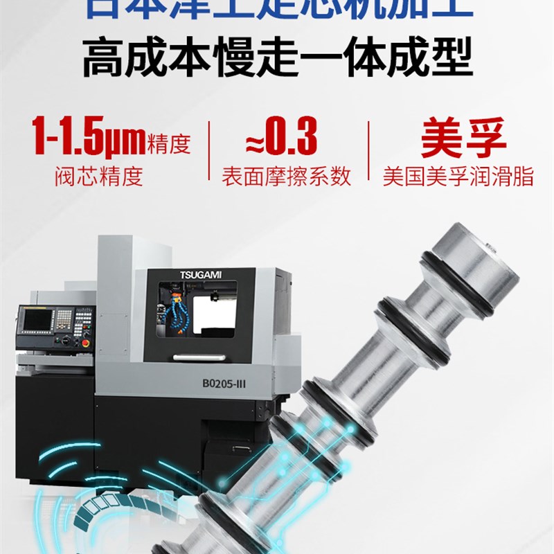 气动4V230C双头4V220电磁阀4V210-08控制气缸DC24二位五通换向阀