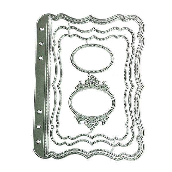 Frame Shap Die Cutting Stencil Birthday Party Invitation