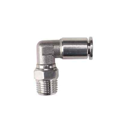 极速新品304不锈钢接头PL802气管接头PL1003快插气动外丝PLQ1204