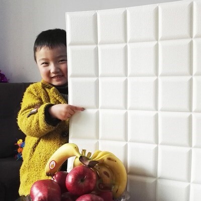 极速榻榻米炕墙围子床头背景墙软包儿童宝宝防撞墙贴泡沫海绵墙垫