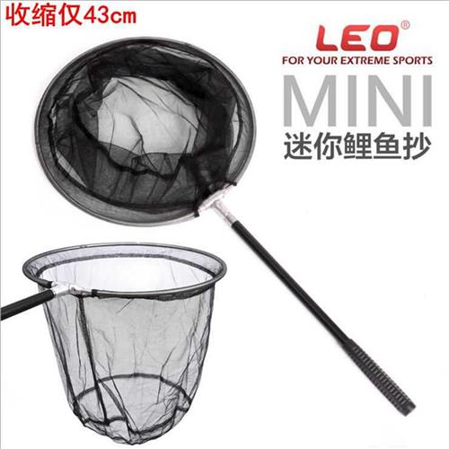 2.1米短节捞网竿可携式不锈钢迷你鲫鱼捞网可携式捞鱼网伸缩超轻