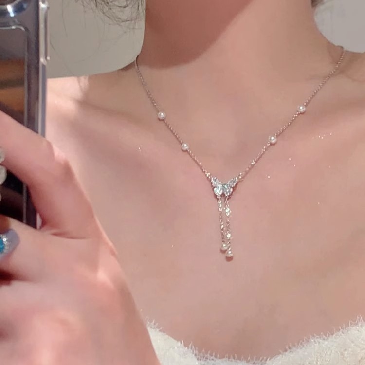 流苏项链女款轻奢小众设计高级感