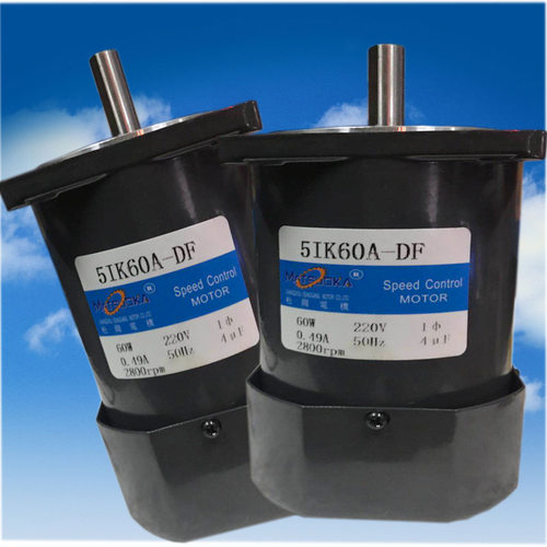 好货松岗5IK60A-DF二极2800转轴径12单相220V60W减速电机调速马达