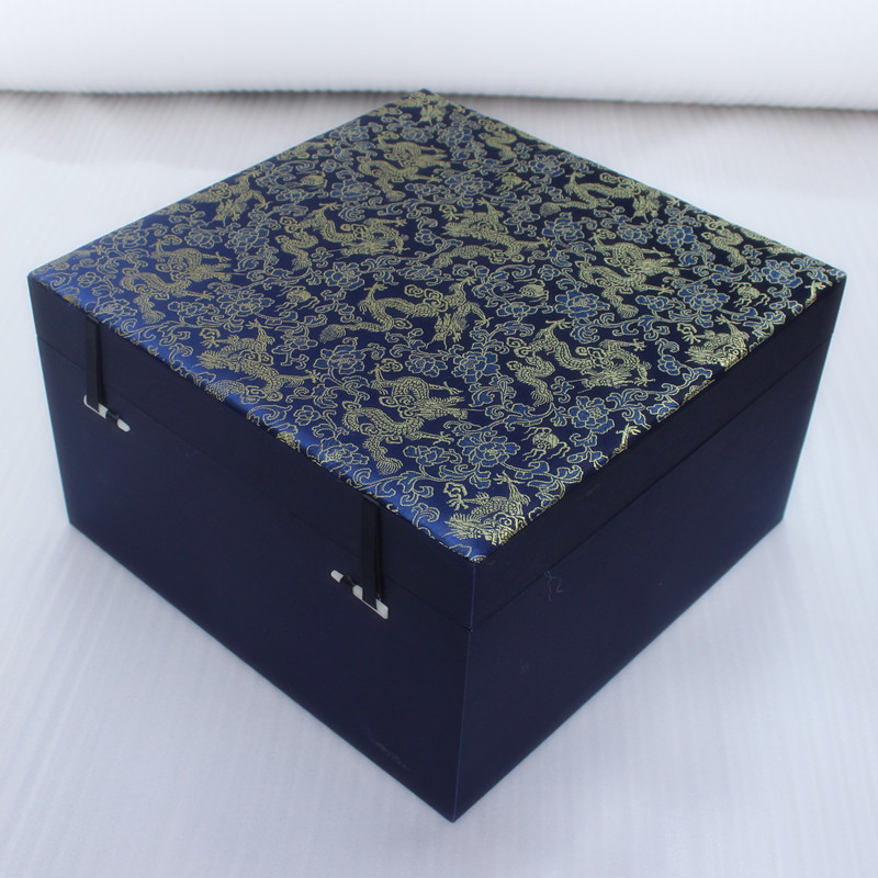 高档锦盒 大碗烟灰缸茶叶罐子笔筒摆件紫砂壶 工艺礼品包装盒现货