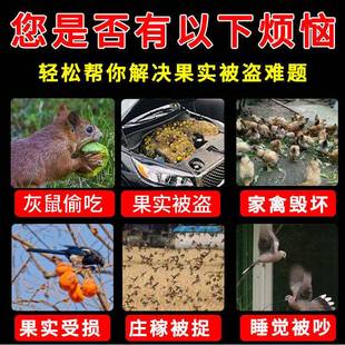 强效驱鸟剂驱鸟药强力驱赶吓跑庄稼农田果园麻雀喜鹊乌鸦斑鸠器具