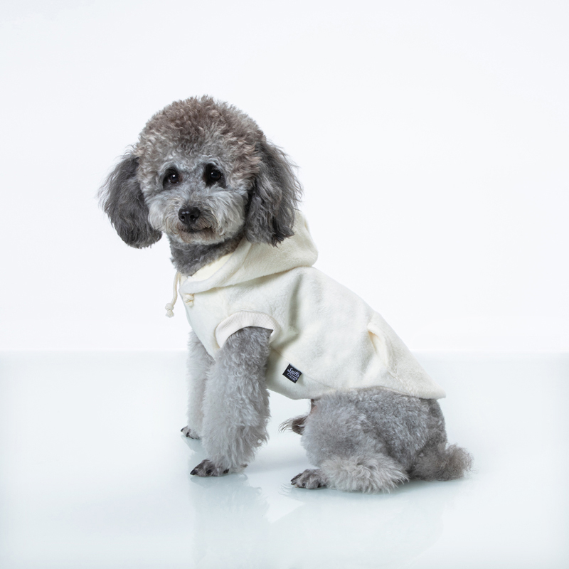 Sniff宠物狗狗猫咪衣服泰迪比熊法斗小型犬绒面无袖秋冬休闲卫衣